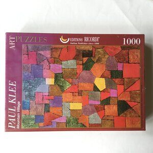 Editions Ricordi Paul Klee Mountain Village 100 Piece Jigsaw Puzzle